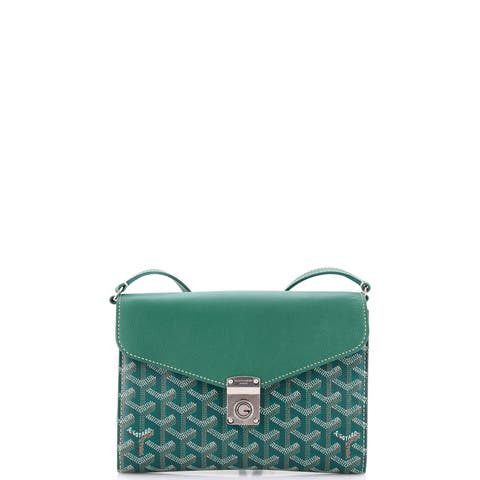 Chypre Wallet on Strap Coated Canvas with Leather