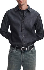rag & bone Classic Denim Button-Up Shirt