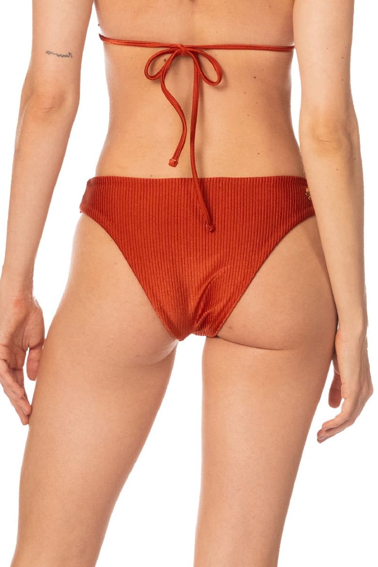 Sunset Bazaar Laila Moderate High Leg Bottom, Alternate, color, Terracota Rusty Copper