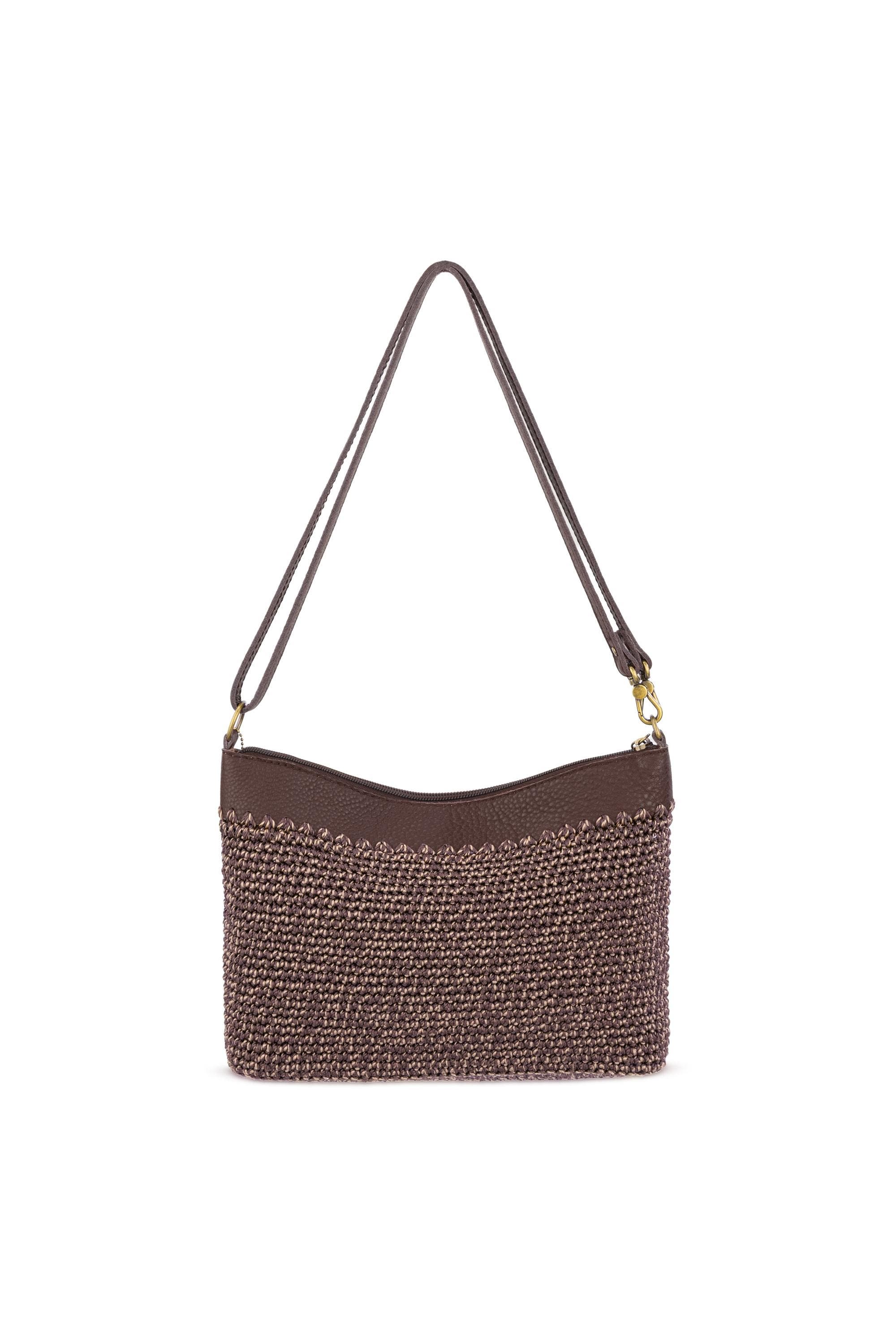 Lumi Covertible Crossbody Hand Crochet Bag, Alternate, color, Nutmeg Static