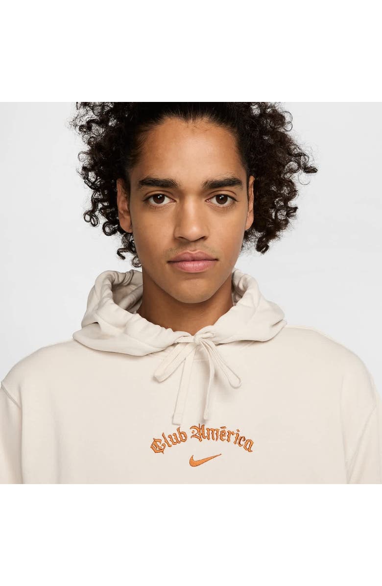 Nike Men's Nike Cream Club America CA x CA Club Fleece Pullover Hoodie, Alternate, color, Cream