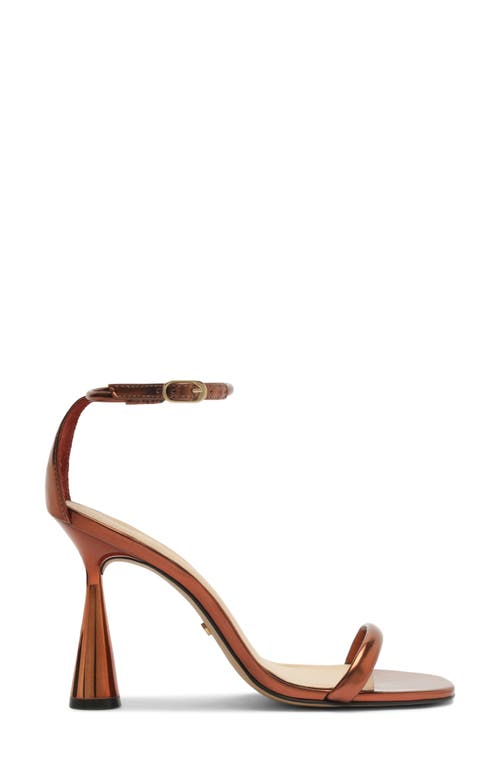 Arezzo Lea Ankle Strap Sandal In Brown
