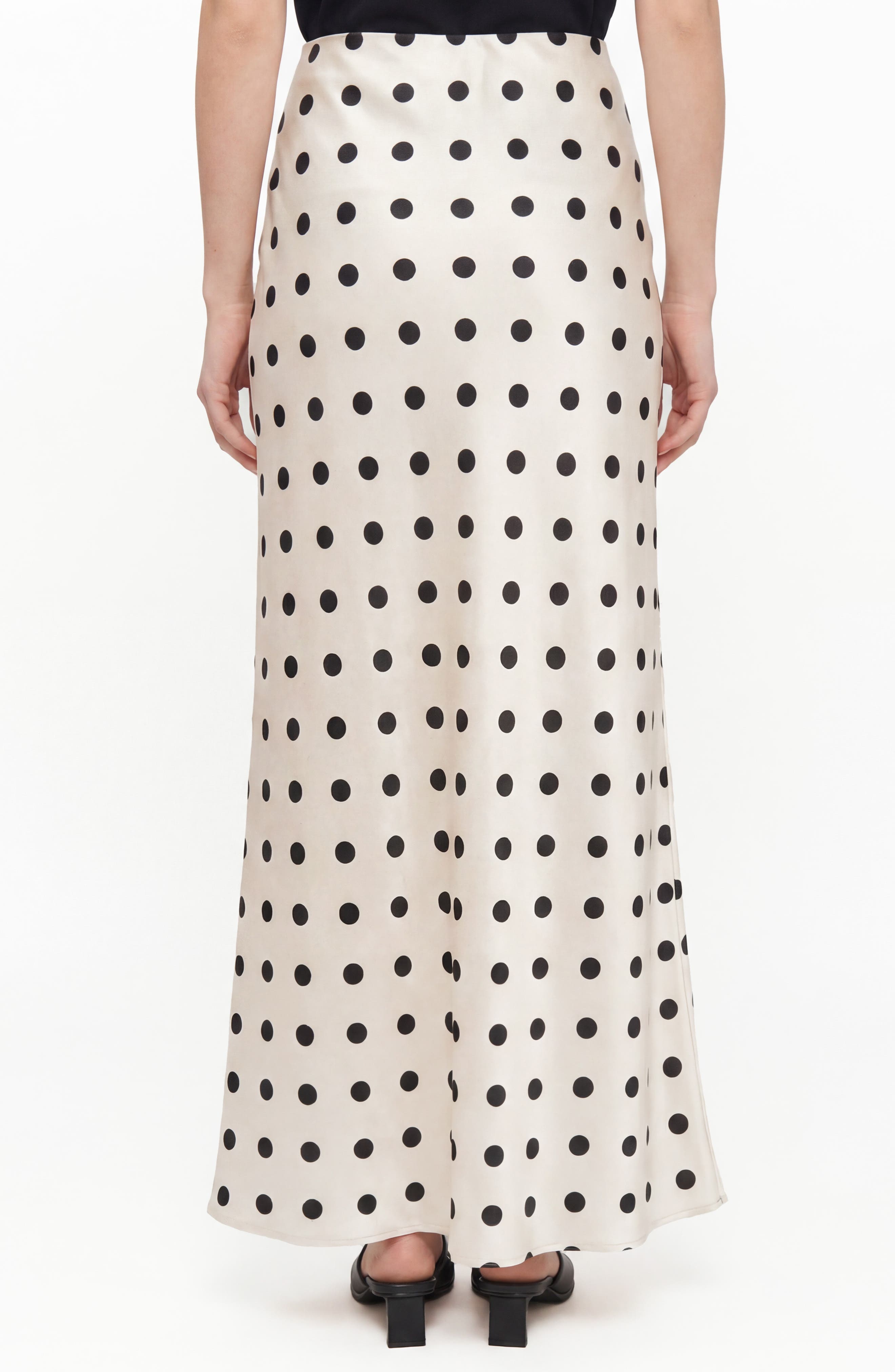 Melanie Satin Maxi Skirt - image 2