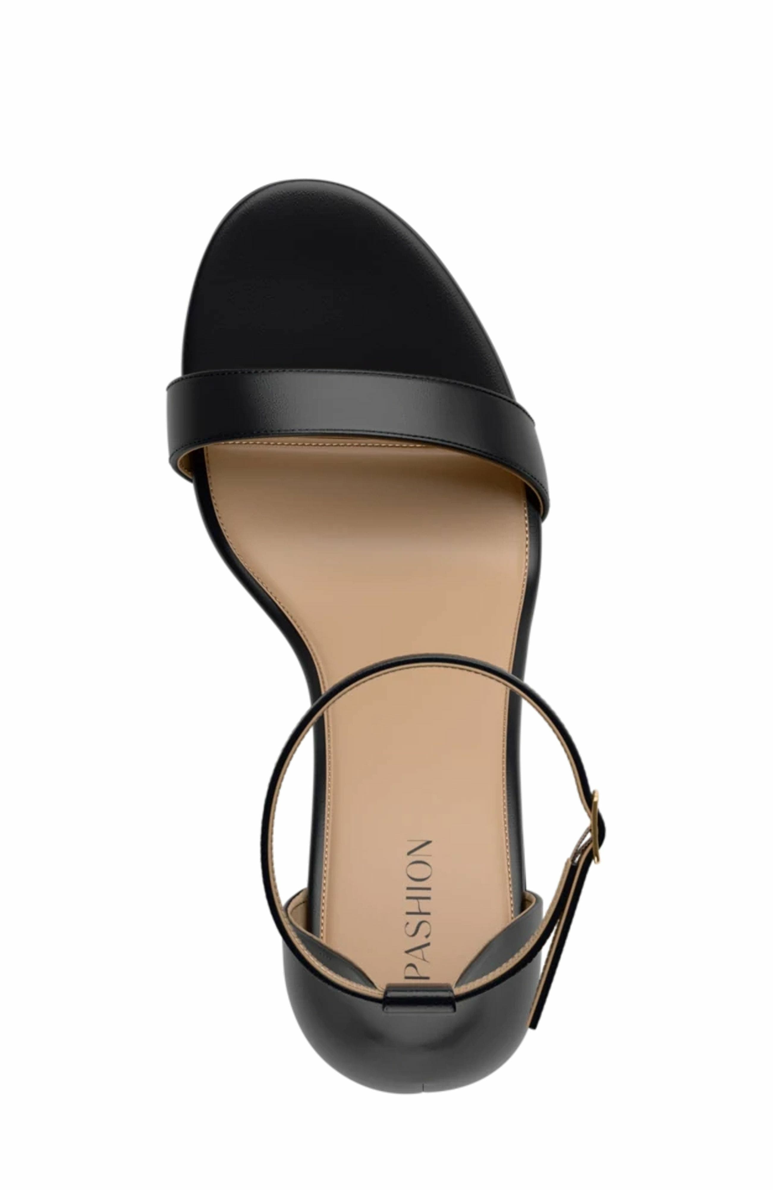 Pashion Footwear The Pashionista 4" Stiletto Heel, Alternate, color, Coal Leather