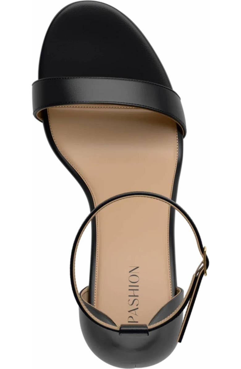 Pashion Footwear The Pashionista 4" Stiletto Heel, Alternate, color, Coal Leather