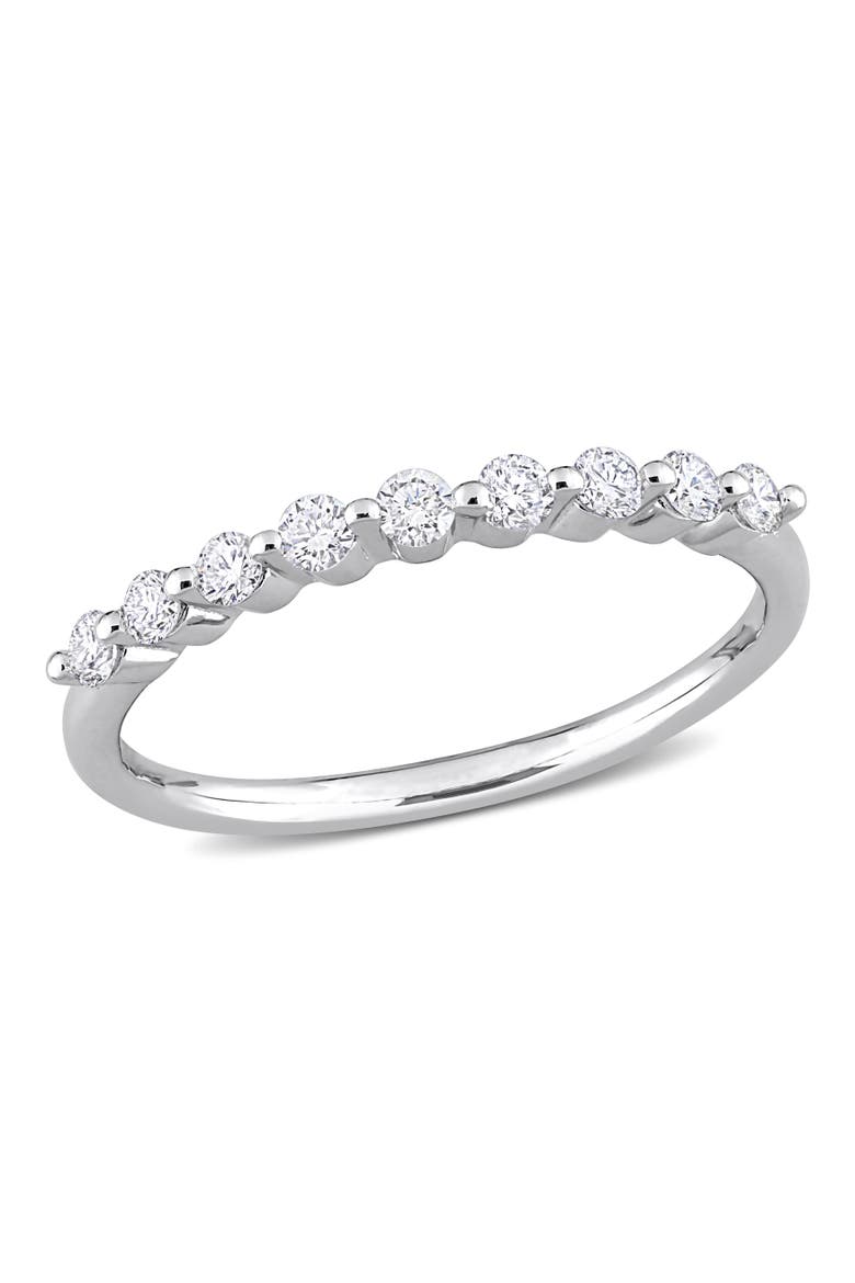 Lab Grown Diamond Eternity Ring Platinum Silver, Main, color, Platinum Silver