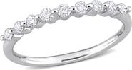 Julianna B. Lab Grown Diamond Eternity Ring Platinum Silver