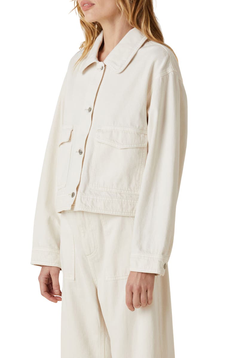 LE JEAN Dylan Denim Trucker Jacket, Alternate, color, 