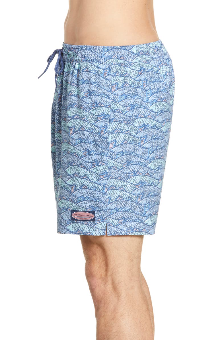 vineyard vines Chappy Fish Traffic Swim Trunks, Alternate, color, 