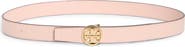 Tory Burch Miller Debossed T Monogram Leather Belt