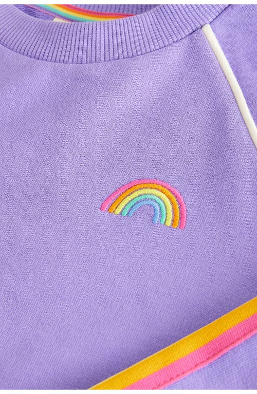 LITTLE BIRD LITTLE BIRD KIDS' RAINBOW STRIPE SWEATSHIRT & JOGGERS SET