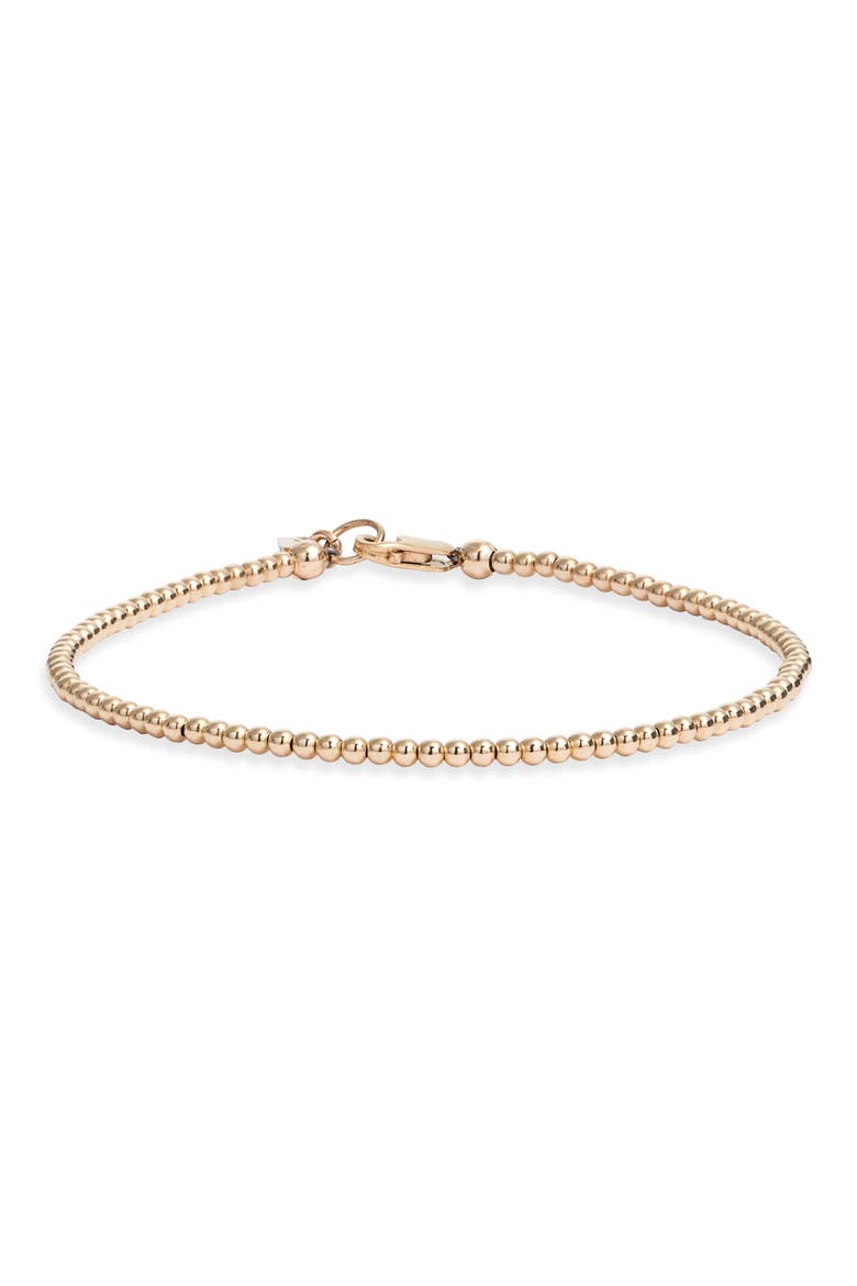Leni Bead Bracelet, Main, color, GOLD