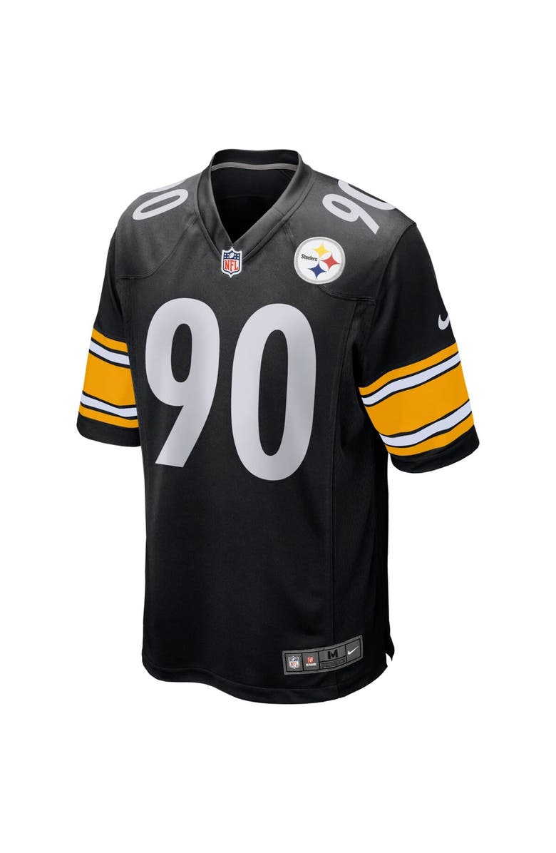 Nike Youth Nike T.J. Watt Black Pittsburgh Steelers Game Jersey, Alternate, color, Black