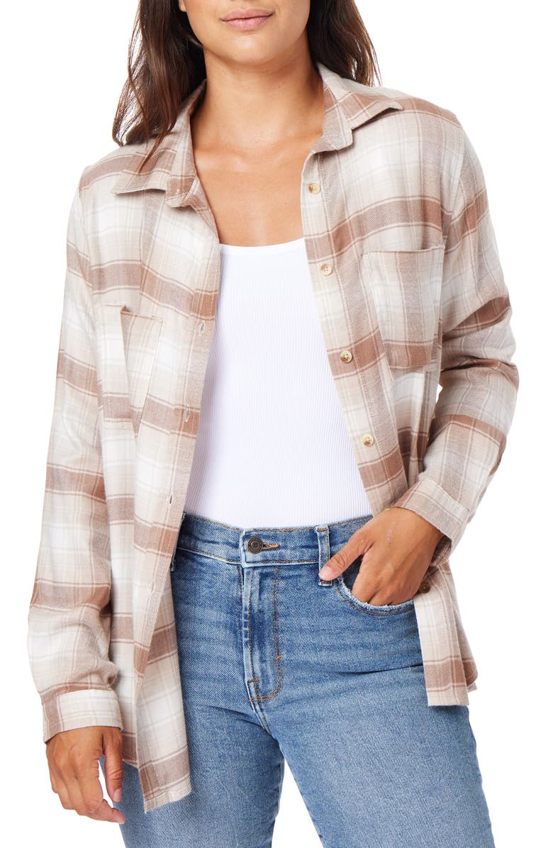 C & C California Ariana Plaid Button-Up Shirt, Main, color, 