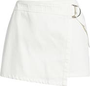 Princess Polly Elinora Wrap Cotton Miniskirt