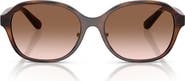 COACH 56mm Gradient Round Sunglasses