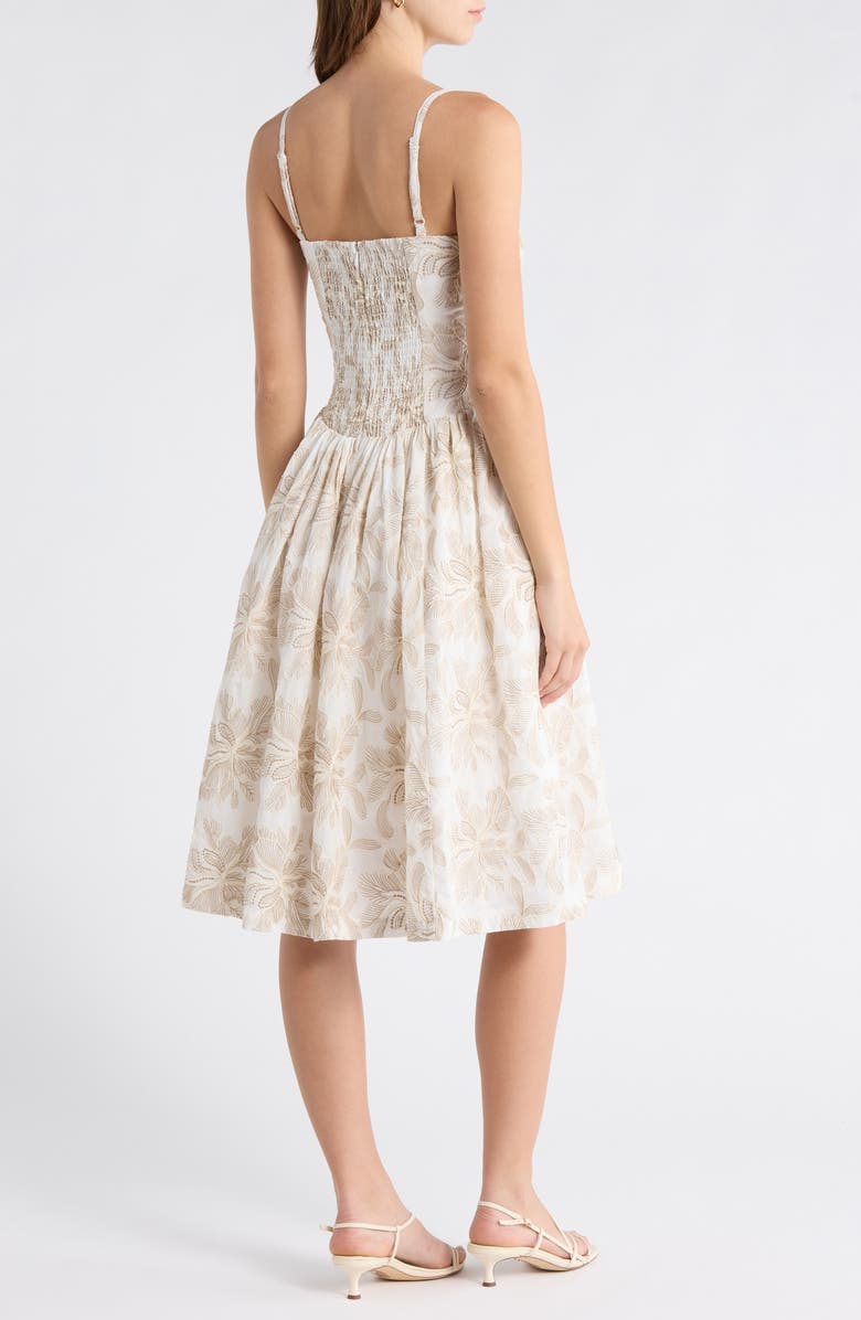 Steve Madden Stassi Fit & Flare Dress, Alternate, color, Bermuda Bay