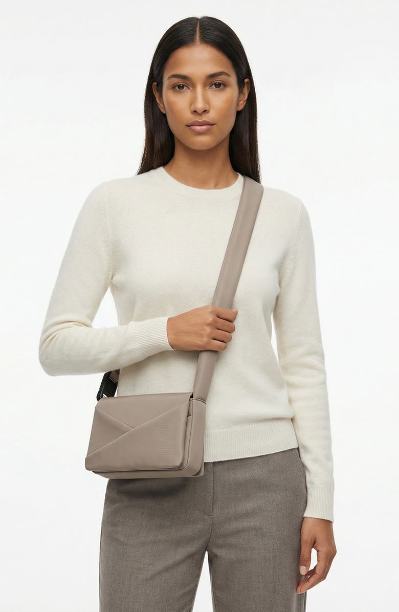 Lux and Nyx Mini Origami Flap Convertible Crossbody Bag and Handbag For Women, Alternate, color, Black