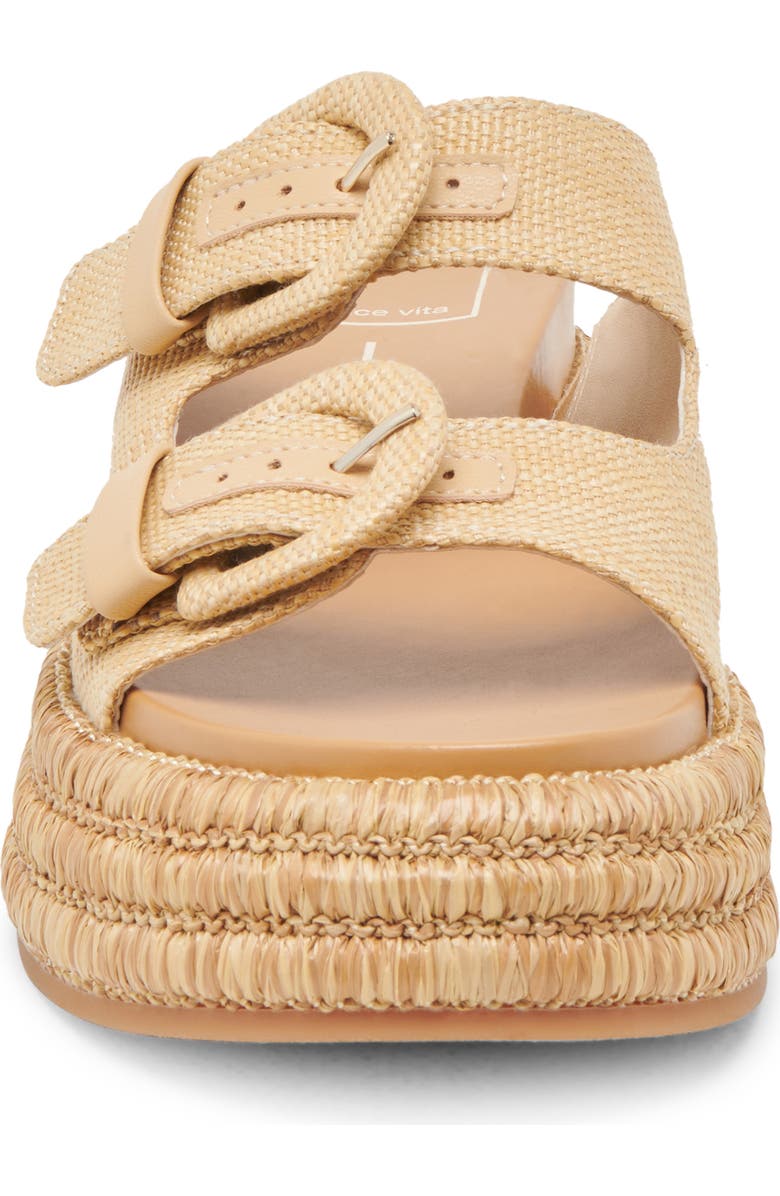 Dolce Vita Witny Platform Espadrille Sandal, Alternate, color, Natural Woven Raffia