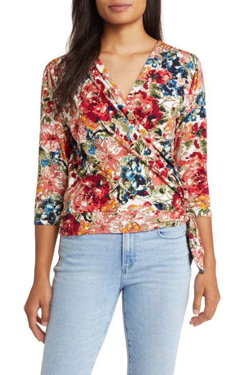 Faux Tie Wrap Top