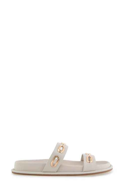 Splendid Carmen Slide Sandal In White Sand