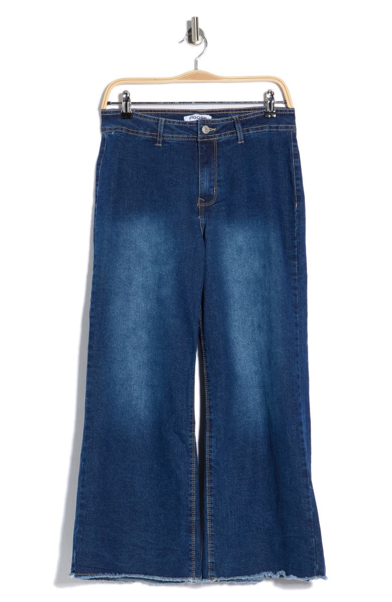 Vigoss Wide Leg Jeans, Alternate, color, Rinse