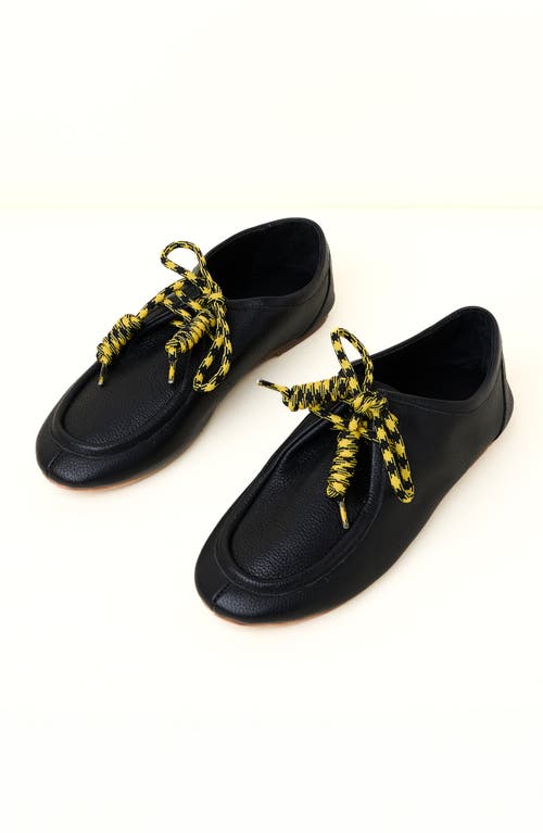Charlotte Stone Ryan Ballet Loafer Flat In Black