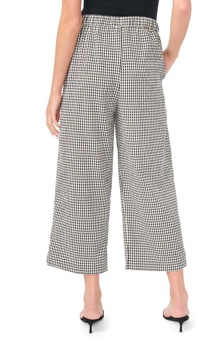 Vince Camuto Crop Straight Leg Pants, Alternate, color, Rich Black