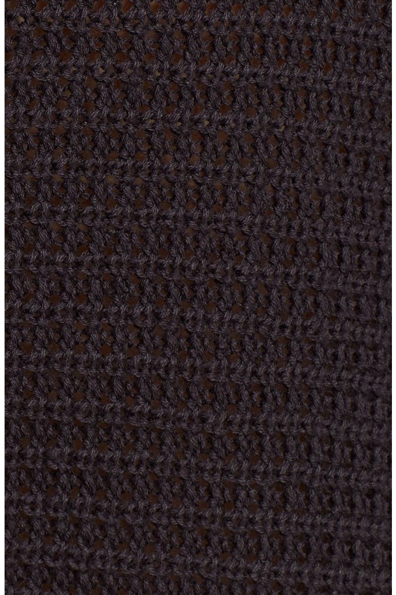 'Moonshine V' Cold Shoulder Sweater, Alternate, color, CHARCOAL