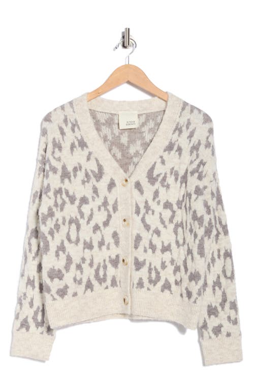 Sunday Edition Leopard Print Cardigan