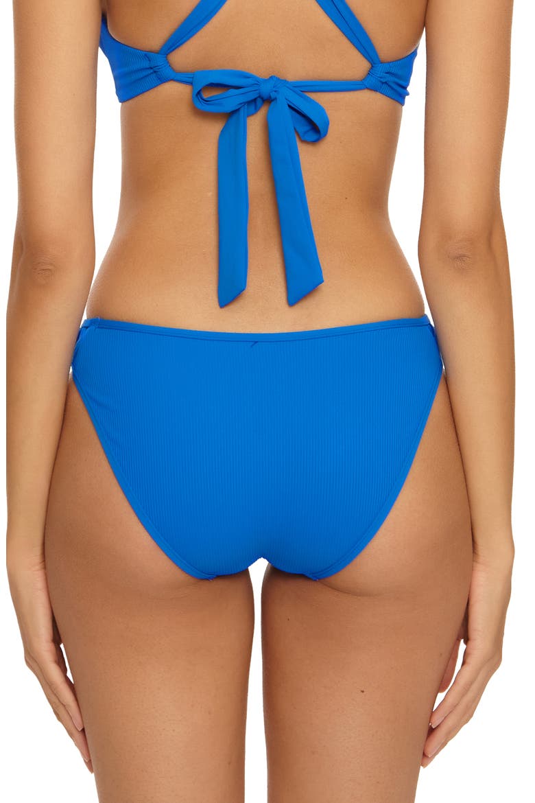 Trellis Hipster Bikini Bottoms, Alternate, color, TRUE BLUE