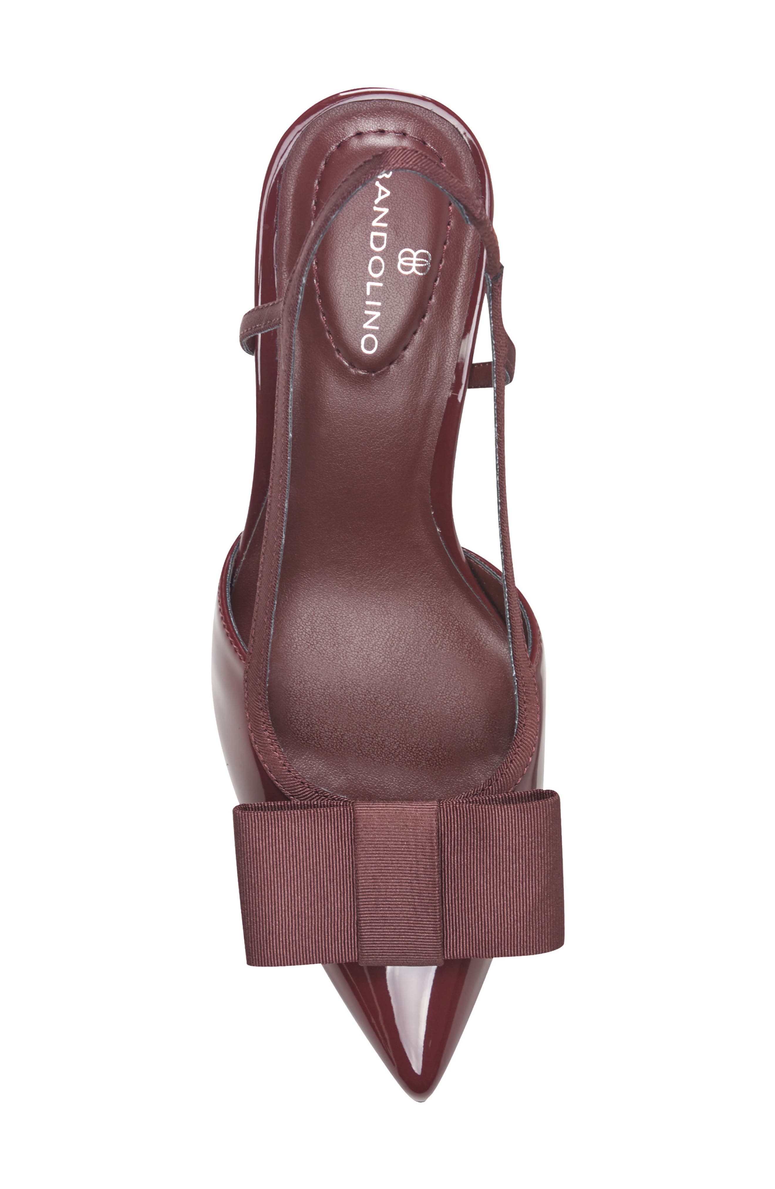 Sanessa Slingback Block Heel Pump, Alternate, color, GARNET