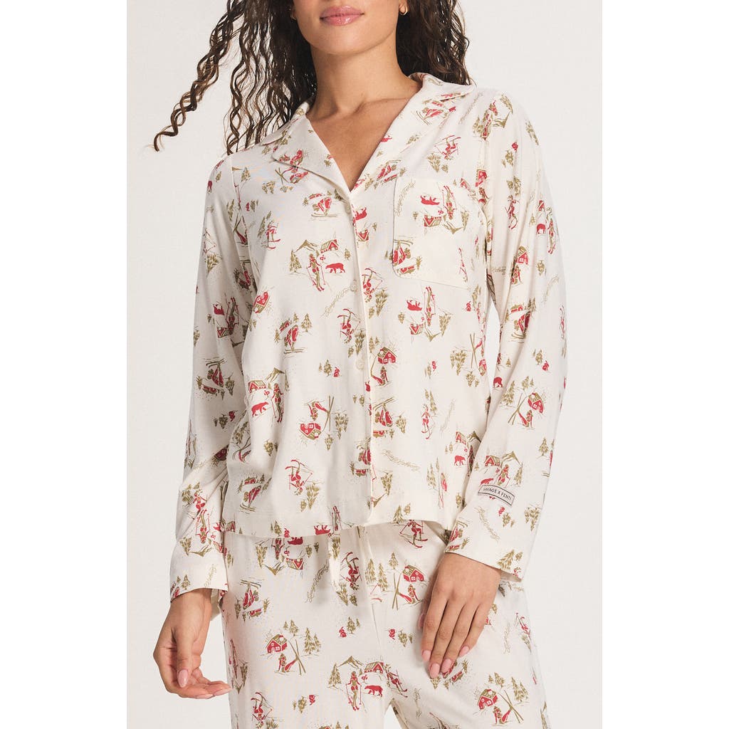 Savage X Fenty Softcore Modal Pajama Button-up Shirt
