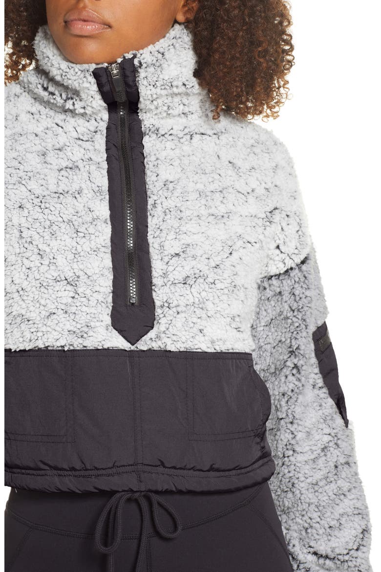 Free People FP Movement BFF Half Zip Pullover, Alternate, color, DARK GREY