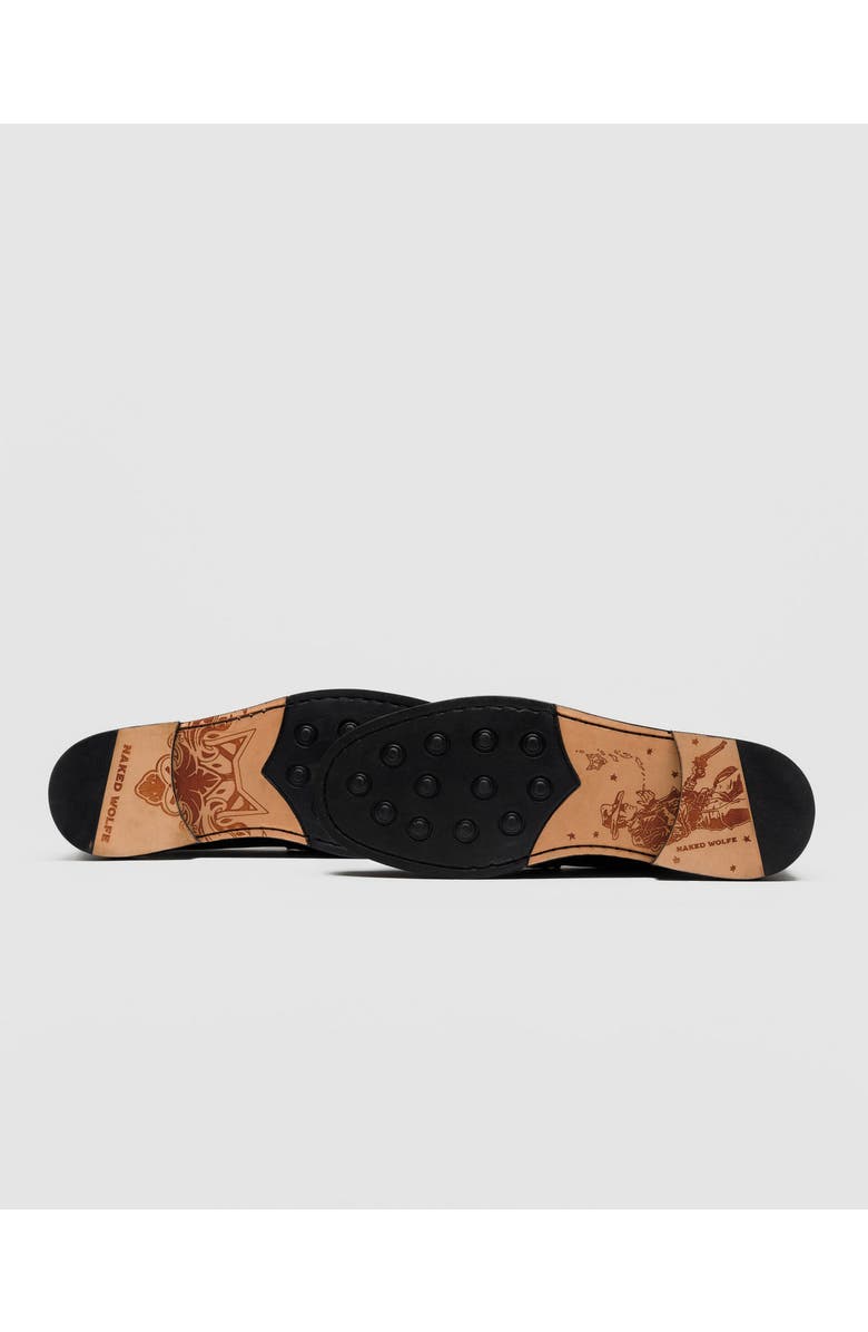 Naked Wolfe Roma Black Croc, Alternate, color, Black
