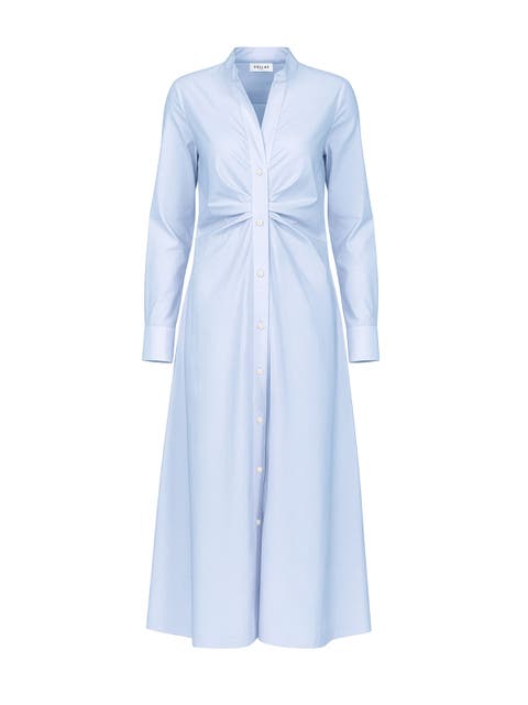 GENNY Longsleeve Shirtdress Violet