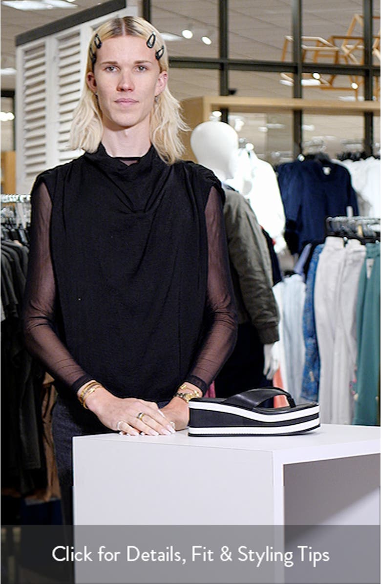 Gigi Platform Wedge Flip Flop, sales video thumbnail