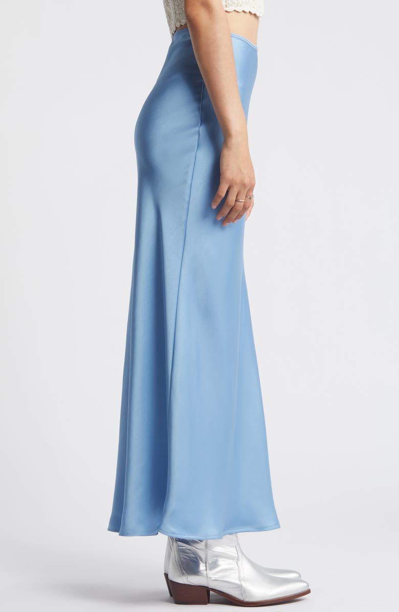 BP. Satin Midi Skirt, Alternate, color,