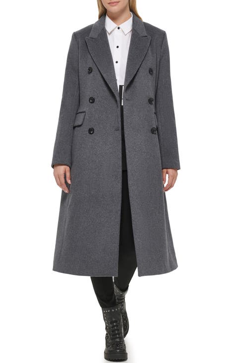 Gray winter coat womens best sale