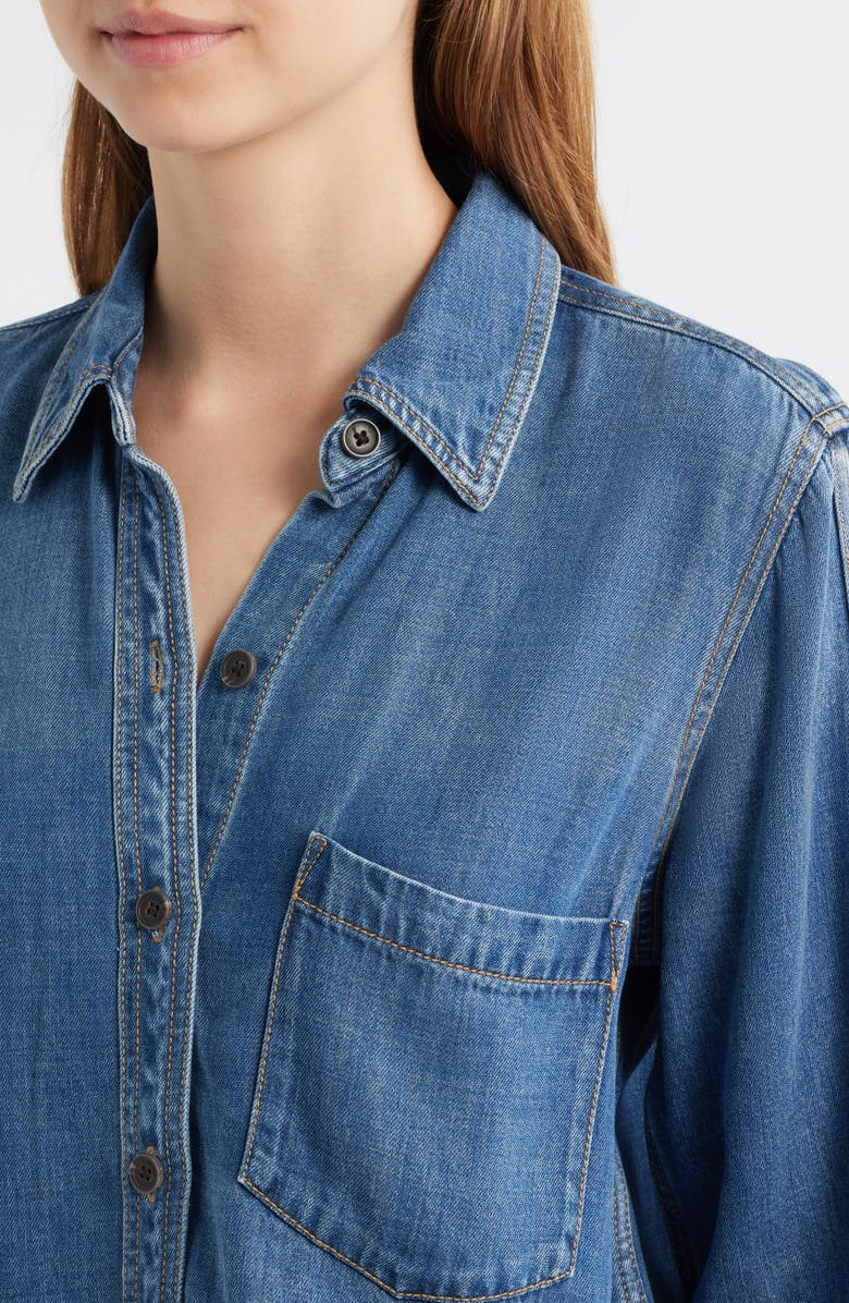 Rails Atticus Denim Button-Up Shirt, Alternate, color, Antique Blue