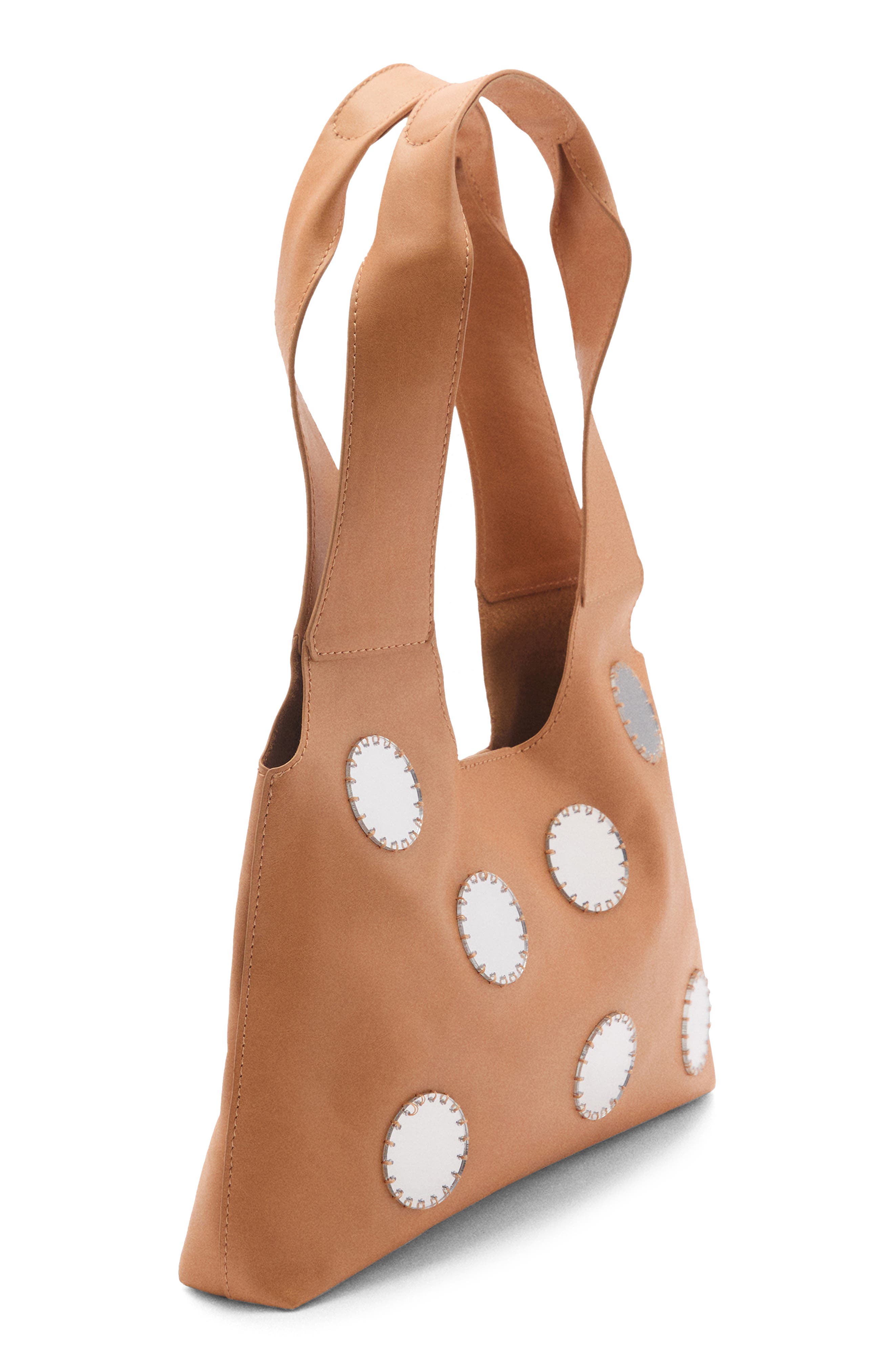 MANGO Suede Shoulder Bag, Alternate, color, 