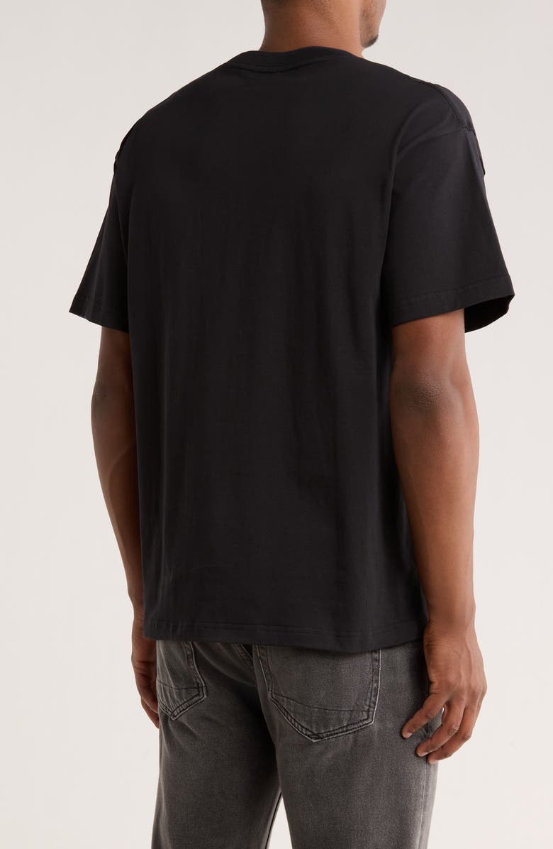 PLEASURES Scrawl Cotton Graphic T-Shirt, Alternate, color, Black