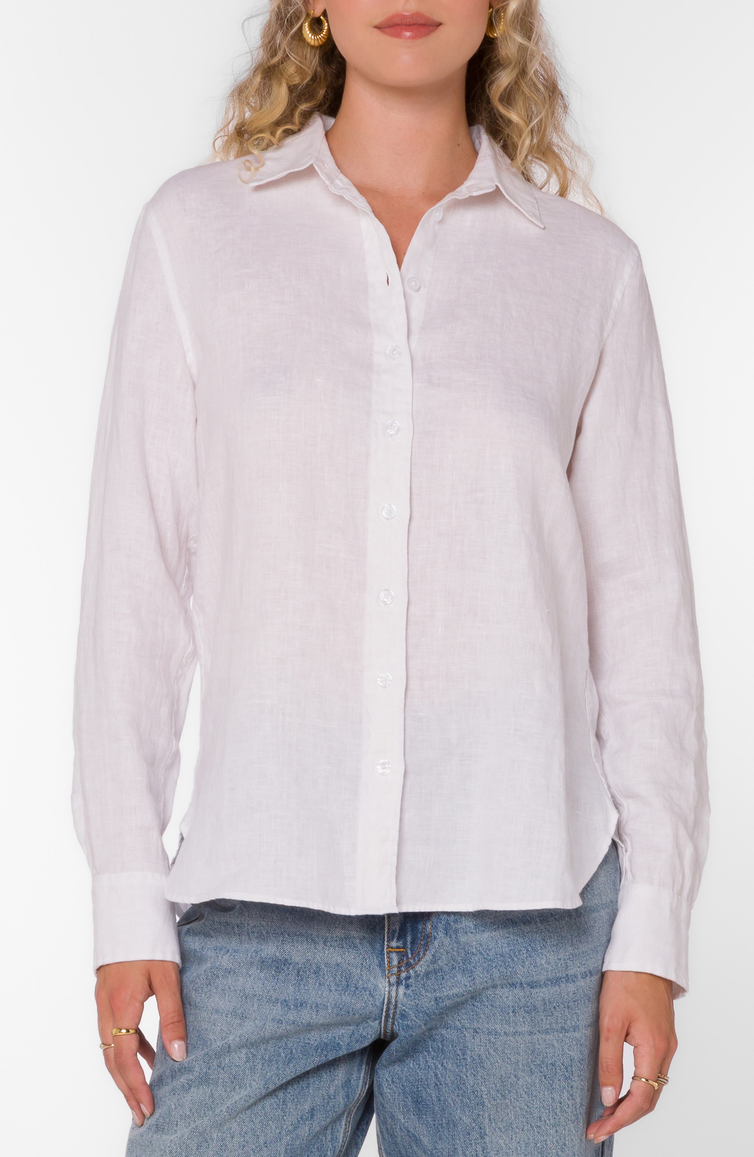 VELVET HEART Mephis Linen Button-Up Shirt