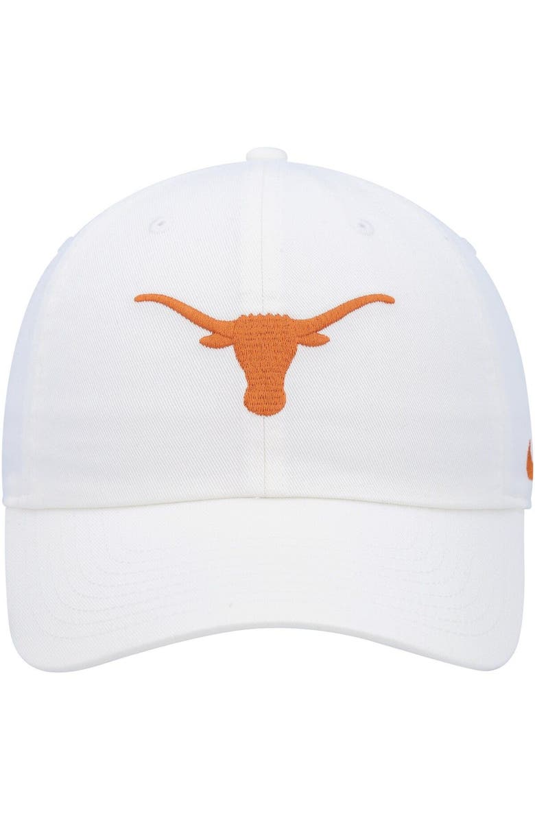 Nike Men's Nike White Texas Longhorns Heritage86 Logo Performance Adjustable Hat, Alternate, color, 