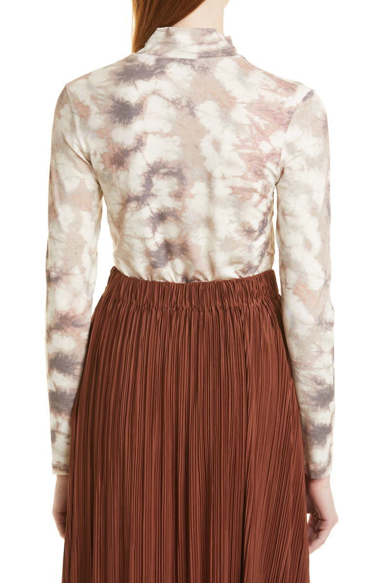 Samsøe Samsøe Elsi Floral Print Mock Neck Top, Alternate, color, 