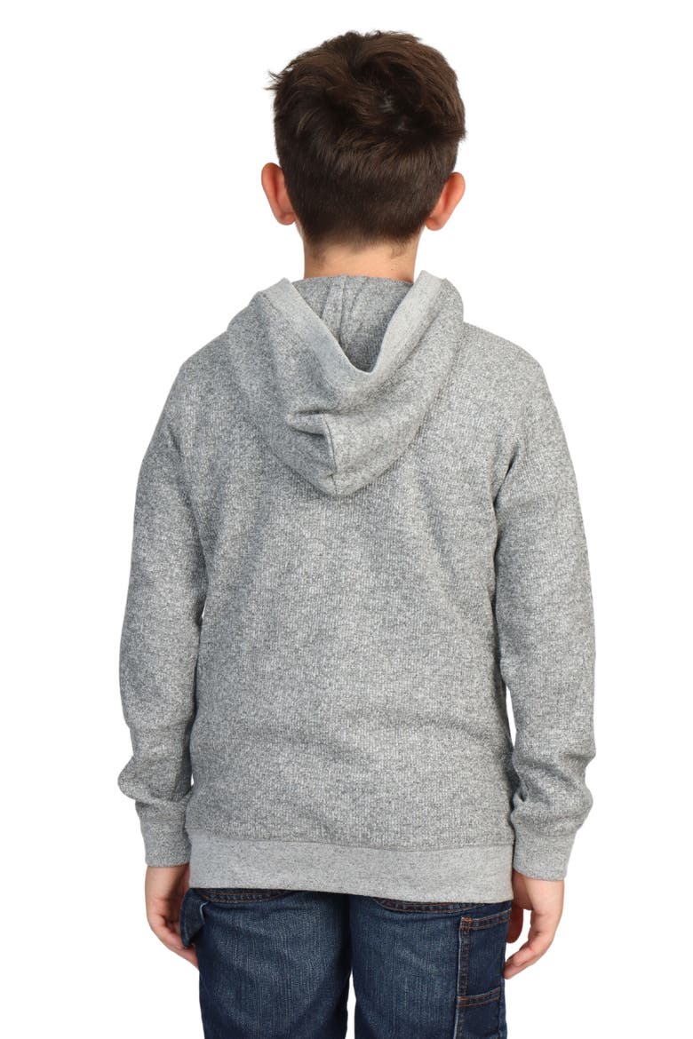 Kids' Heathered Hoodie, Alternate, color, GREY HEATHER