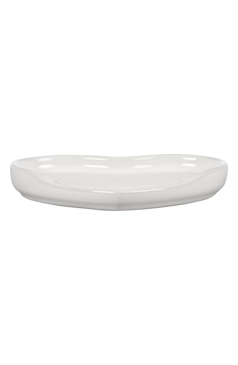 Le Creuset Stoneware Heart Spoon Rest, Alternate, color, White