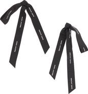 Marc Jacobs Ribbon Bow Statement Earrings