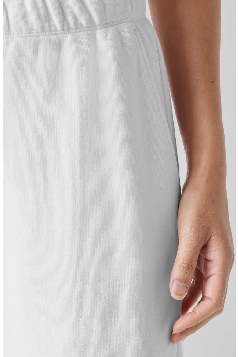 Organic Cotton Ankle Straight Leg Pants, Alternate, color, WHITE