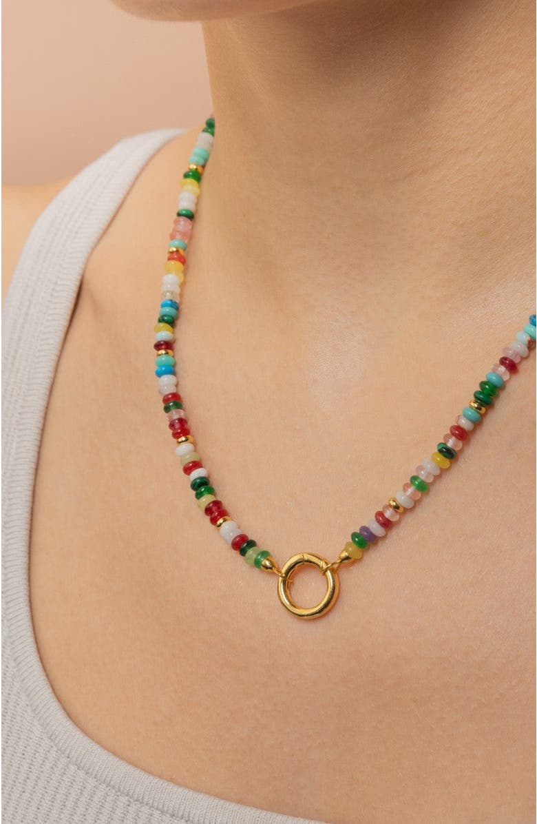 Little Sky Stone Cameron Beaded Necklace, Alternate, color, Multi-Colored